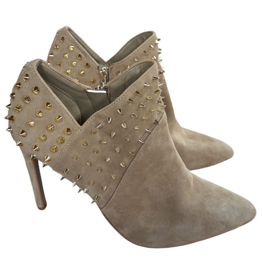 Sam Edelman Wally Tan Suede Studded Bootie Size 8 - Picture 11 of 11